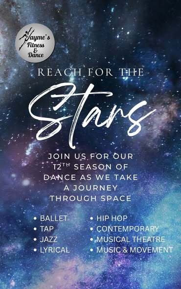 Jayme's Fitness & Dance 2026/2027 Dance Season - Reach for the Stars (2/4)