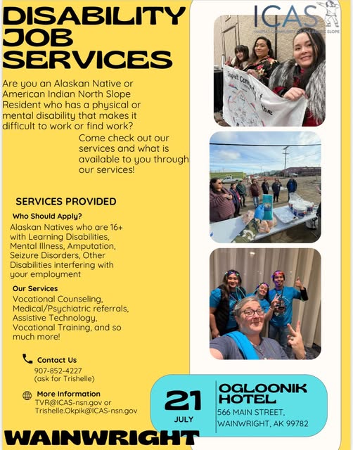 Disability Job Services Outreach — Wainwright