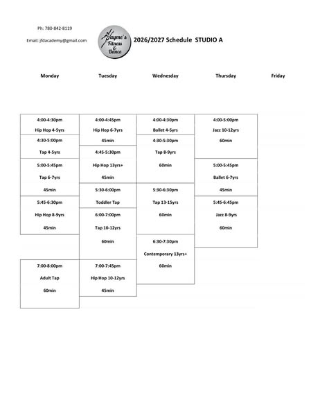 Jayme's Fitness & Dance 2026/2027 Dance Season - Reach for the Stars (3/4)
