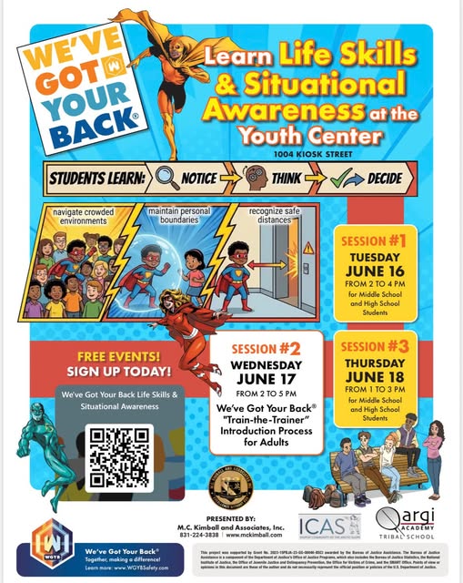Learn Life Skills & Situational Awareness at the Youth Center
