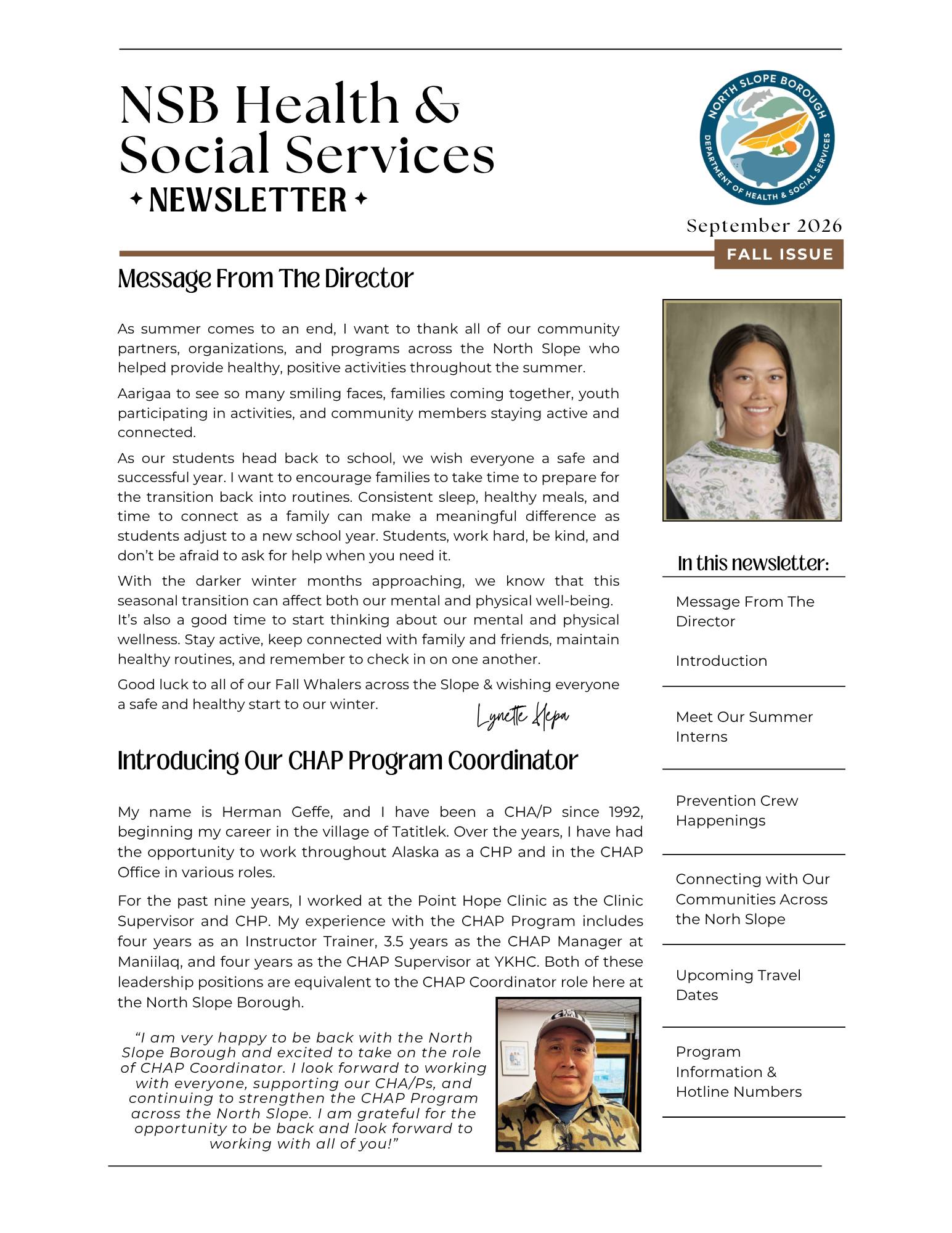 Public Health Nursing — Kaktovik (2/5)
