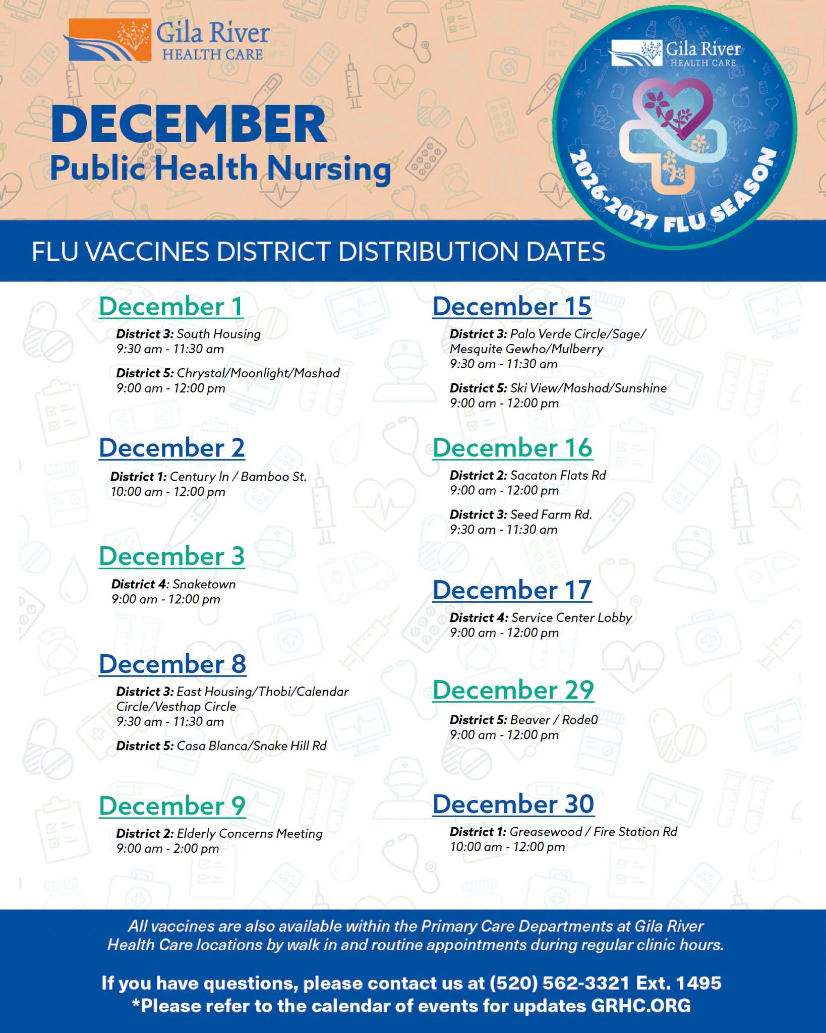 Flu Vaccines: District 3: Sacaton Rd. (4/4)