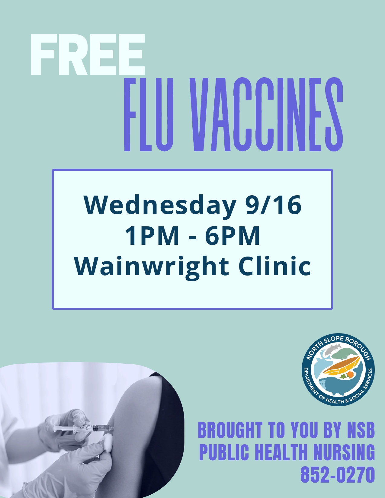 Free Flu Vaccines — Wainwright (2/2)