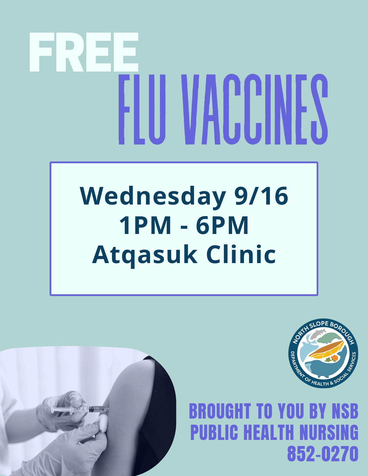 Free Flu Vaccines — Wainwright (1/2)