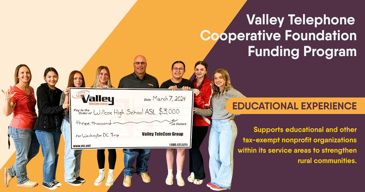 Valley Telephone Cooperative Foundation Funding Program