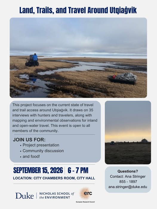 Land, Trails, and Travel Around Utqiaġvik