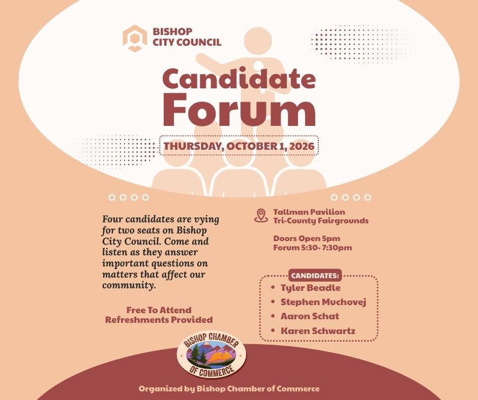 Bishop City Council Candidate Forum (2/2)