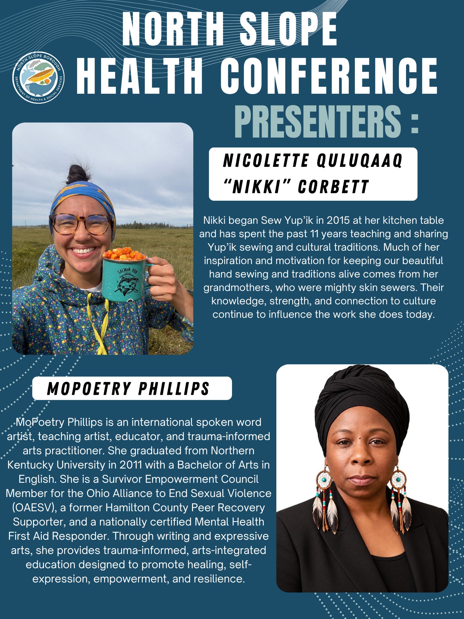 North Slope Health Conference - Day 1 Agenda (2/4)