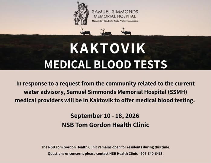 Kaktovik Medical Blood Tests