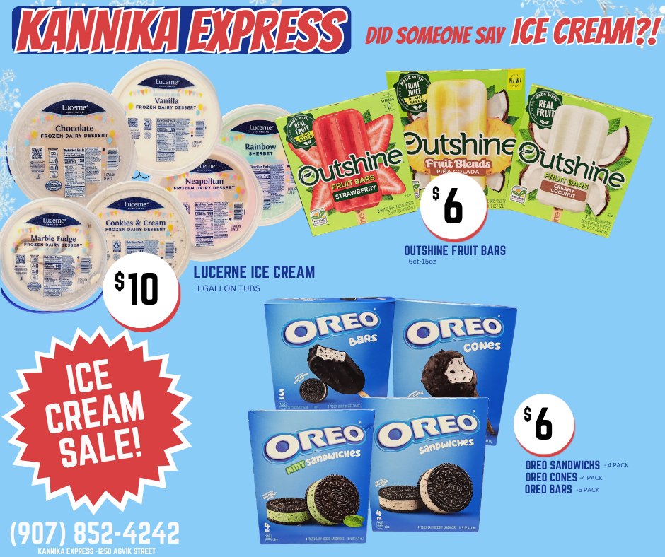 Kannika Express Store Hours and Ice Cream Sale (1/2)