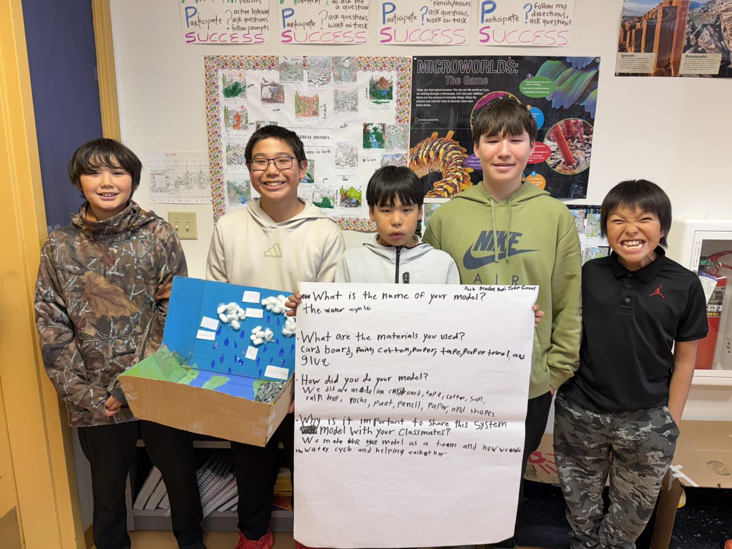 Middle School Students Present System Models (5/5)