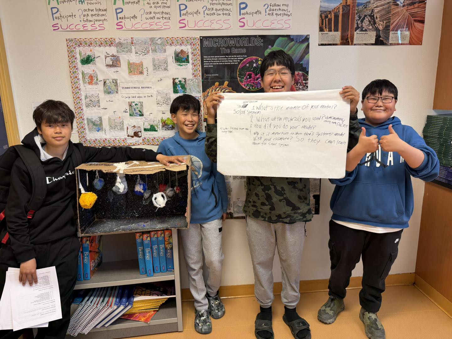 Middle School Students Present System Models (2/5)