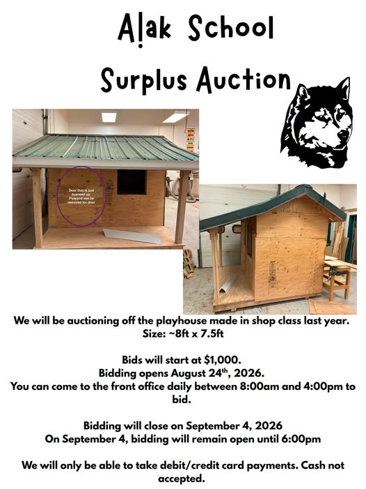 Alak School Surplus Auction