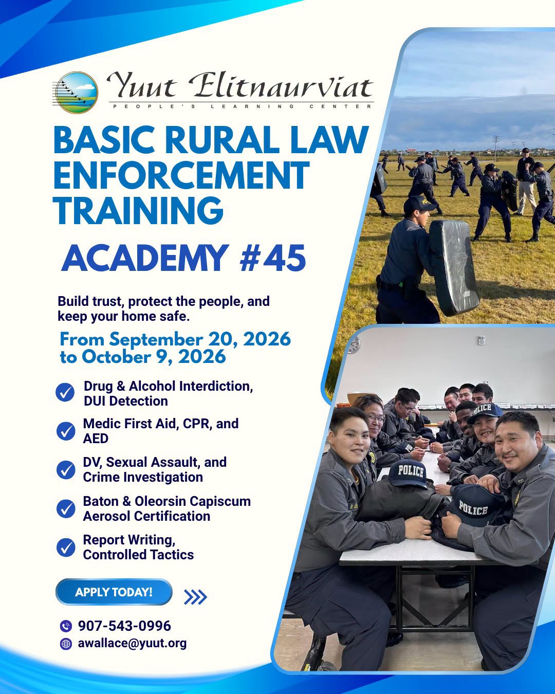 Basic Rural Law Enforcement Training Academy #45 (2/2)