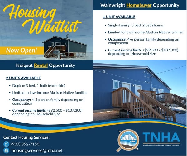 Housing Available