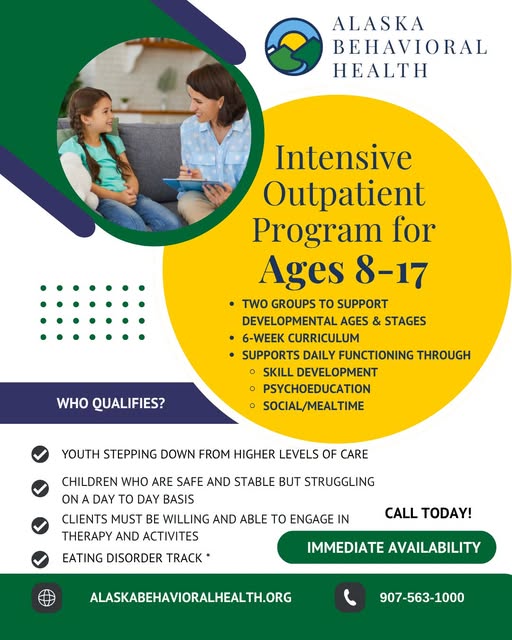 Intensive Outpatient Program for Ages 8-17 (2/2)