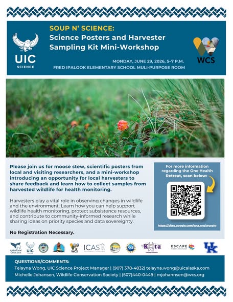 Soup N' Science: Science Posters and Harvester Sampling Kit Mini-Workshop (1/2)