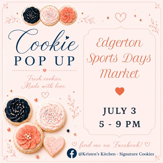 Cookie Pop-Up at Edgerton Sports Days Market (2/2)