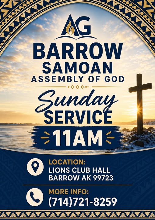 Barrow Samoan Assembly of God Sunday Service