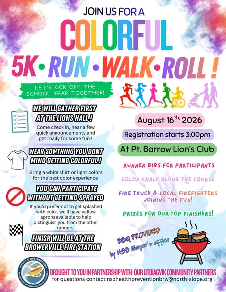 Colorful 5K Run, Walk & Roll! (1/3)
