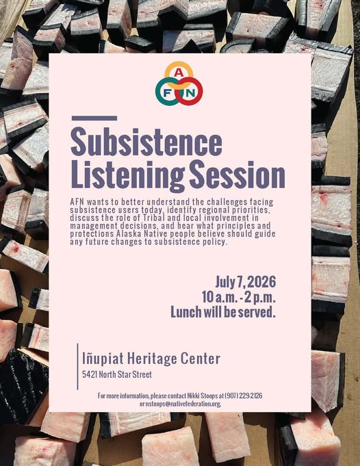 Subsistence Listening Session