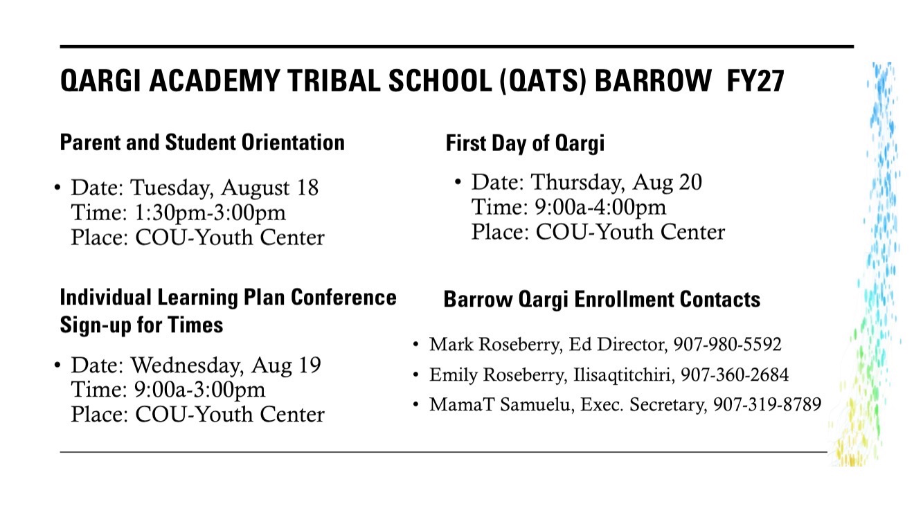 QATS Individual Learning Plan Conference — Sign-up for Times
